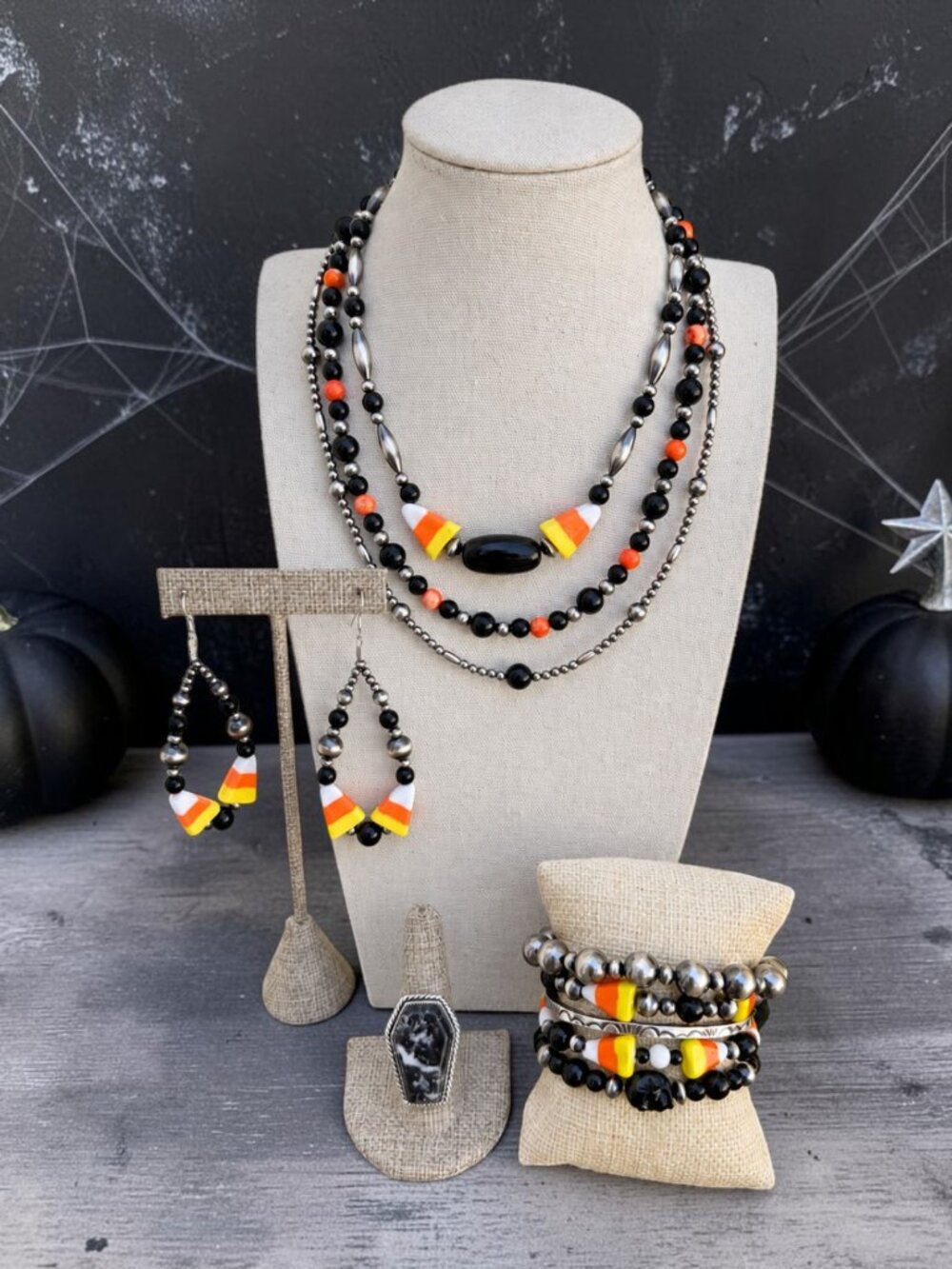 Navajo Made Jewelry & Desert Pearls Perfect for Spooky Season!